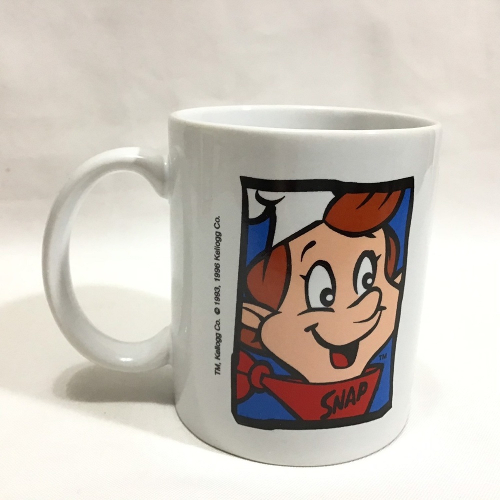 Snap Crackle Pop Kelloggs Cereal Ceramic Mug 1993